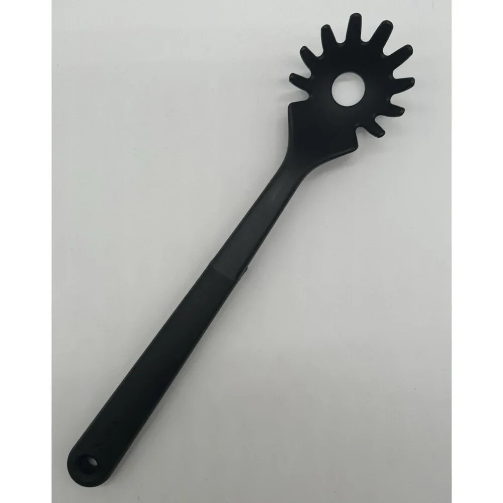 Ninja 4 Piece Cooking Utensil Set Black Spatula Spoon Slotted Spoon Pasta Fork